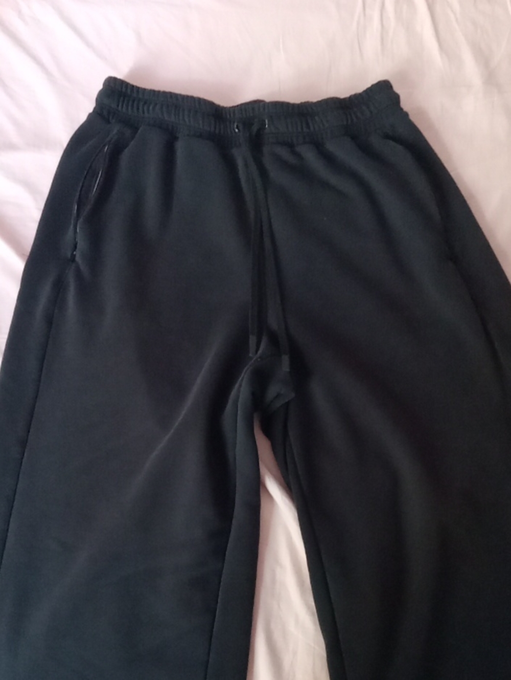 Men's Black Drawstring Sweatpants - Comfortable Everyday Joggers